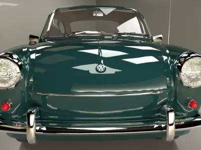 Volkswagen Type 3 fastback 1963 3D model