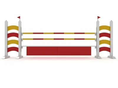 Horse Jumping Obstacles 3D model