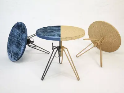 DIESEL coffee table by Moroso Free 3D model