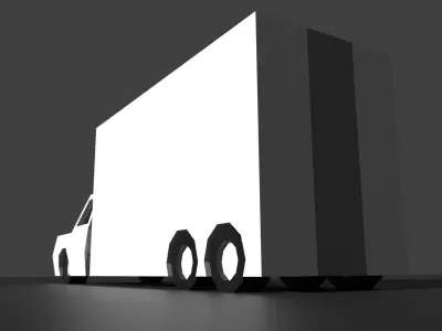 Low Poly Vehicle Pack of 6 Variations Low-poly 3D model