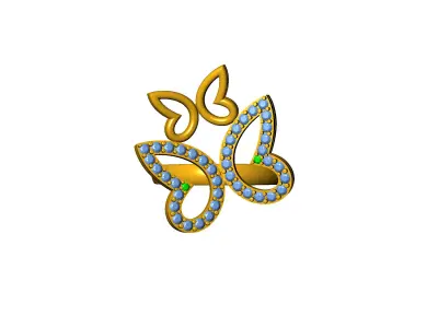 DIAMOND RING 3D print model 28
