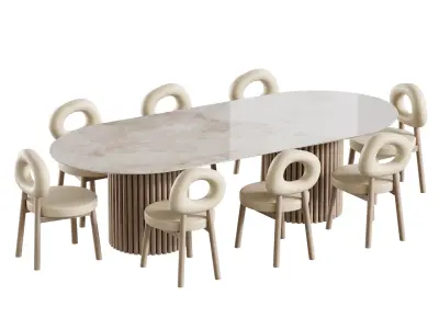 Dining table BREMEN 3D model