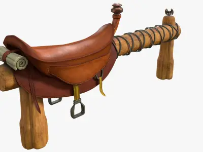 Riding Saddles model 3D model