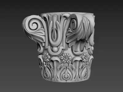 Capital 3D model get