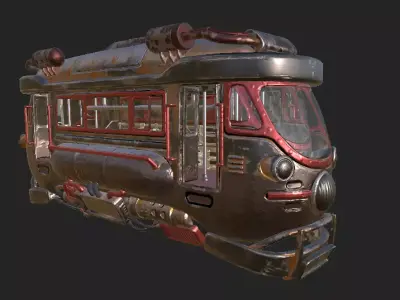 Air BUS  Low-poly 3D model