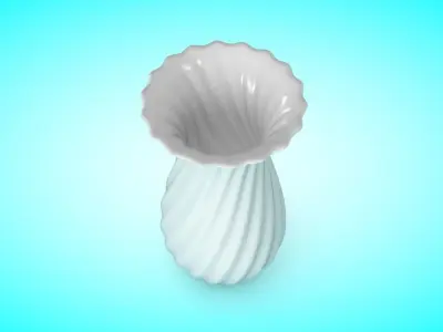 Vase 1 toilet brush Low-poly 3D model