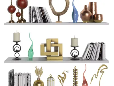 Decorative set 12 3D model 3