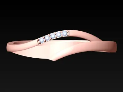 Diamond Ring - Womens Rings - N420223 Free 3D print model