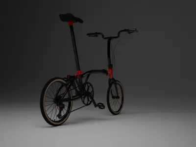 Brompton CHPT3 Special Edition Low-poly 3D model