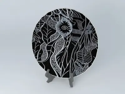 Hanging plate Free 3D model