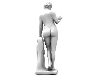 Classical female sculpture 3D model