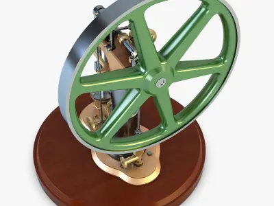 Benson Vertical Engine 3D model