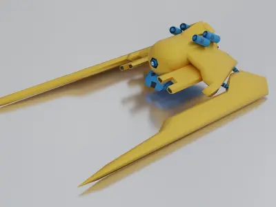 Blob Mk2 Low-poly 3D model