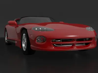 Dodge Viper 92 3D model