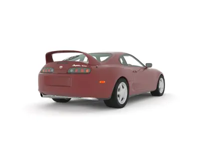 Toyota Supra Turbo 1996 MKIV 3D model