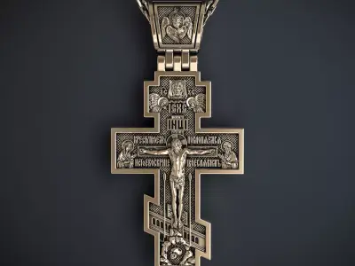 ORTHODOX CROSS 1 Printable Model 3D print model