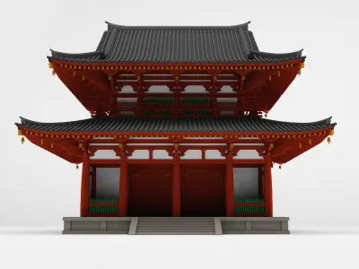 Asian Pagoda 3D model