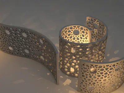 Decorative Wall 3D model