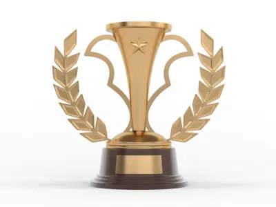 Trophy Cups 3D model 35