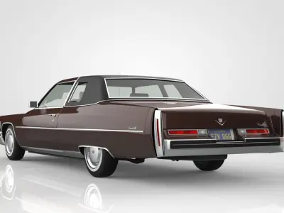 Cadillac DeVille Coupe 1975 3D model