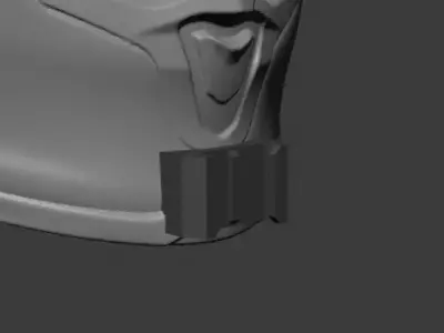 Scorpion R1 Chin Mount - GoPro Mount 3D print model