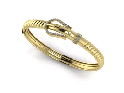 Buckle belt Bracelet 3D print model