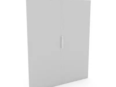 glass door 02 3D model Low-poly 3D model