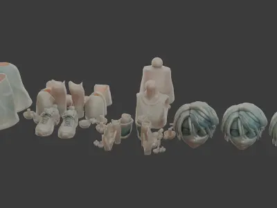 Anime Boy Shota - Resin Action Figure - Statue - Anime figure 3D print model