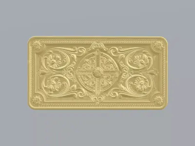 Ornament for Decor and Engraving  3D print model