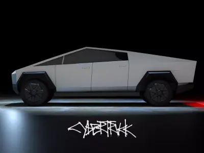 Tesla Cybertruck Model 3D model purchase