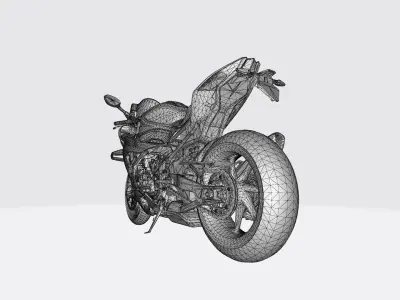 Motorcycle 1000 3D print model