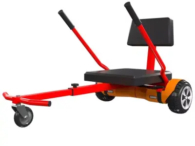 Hoverboard And Cart 3D model