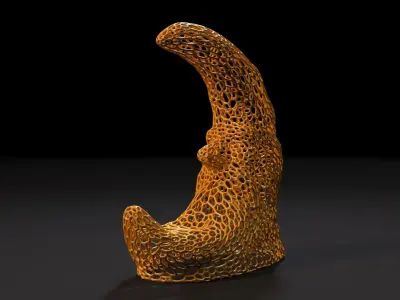 Moon lamp 3D print model