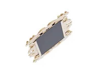 Antique Mirror Frame 3D model