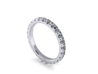 Women Diamond Engagement Ring R4 3D print model purchase