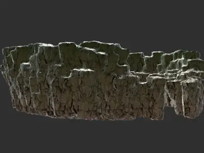 8k Love Hills heart shape terrain landscape 3D model