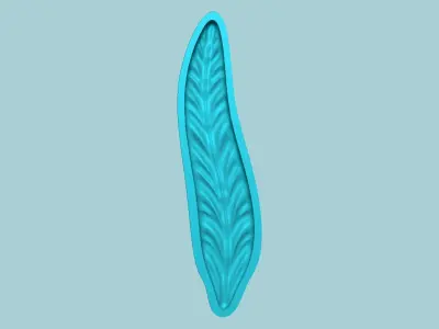 Fern Leaf Mould 07 - Artificial EVA Molding 3D print model