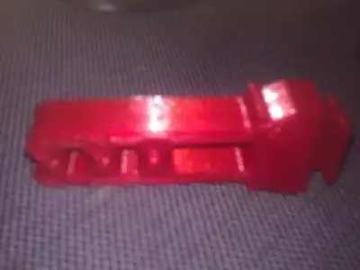 ventclip plastic piece on table 3D model