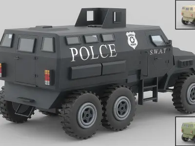 Armored car 1 3D model