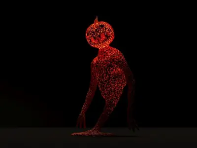 Pumpkin Monster 3D print model