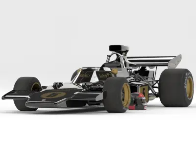 Lotus 72 Formula-1 3D model