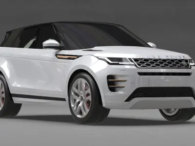 Range Rover Evoque 2020 no Interior 3D model