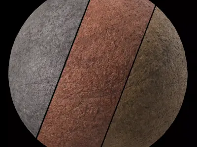 Stone Wall Materials 120- Rock Face - Pbr 4k Seamless Texture