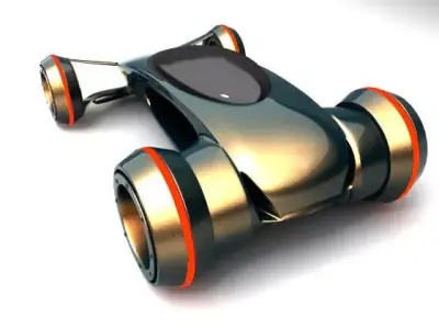 future car concept 3D model
