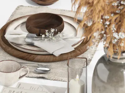 tableware set14 3D model