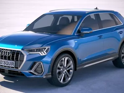 Audi Q3 S-line 2019 3D model