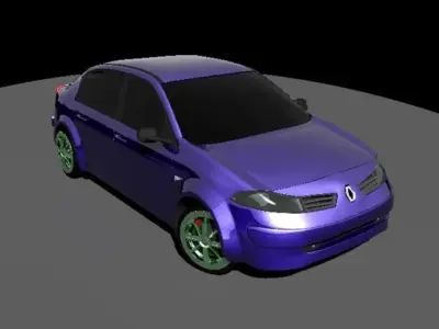 Car model for quick use 3D model