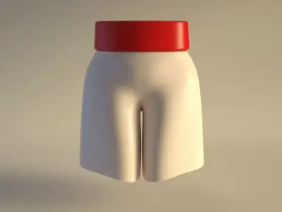 SPORT---BOXE---Short skirt 3D model