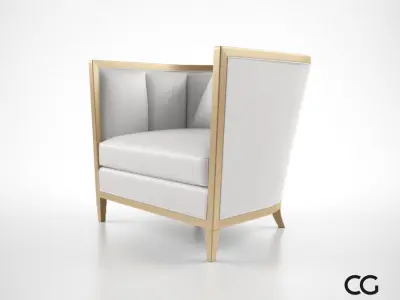 Christopher Guy Seurat armchair 3D model