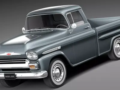 Chevrolet Apache Pickup CG 1958 3D model